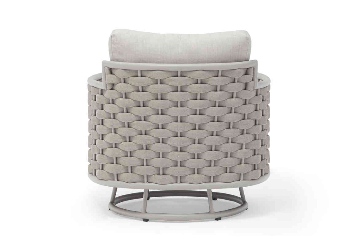 LOOP swivel armchair